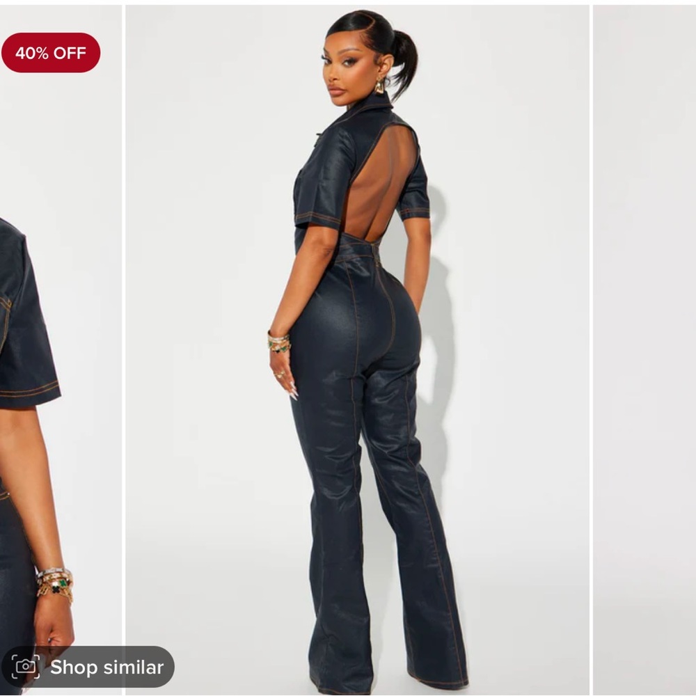 Time To Leave Denim Jumpsuit - Denim